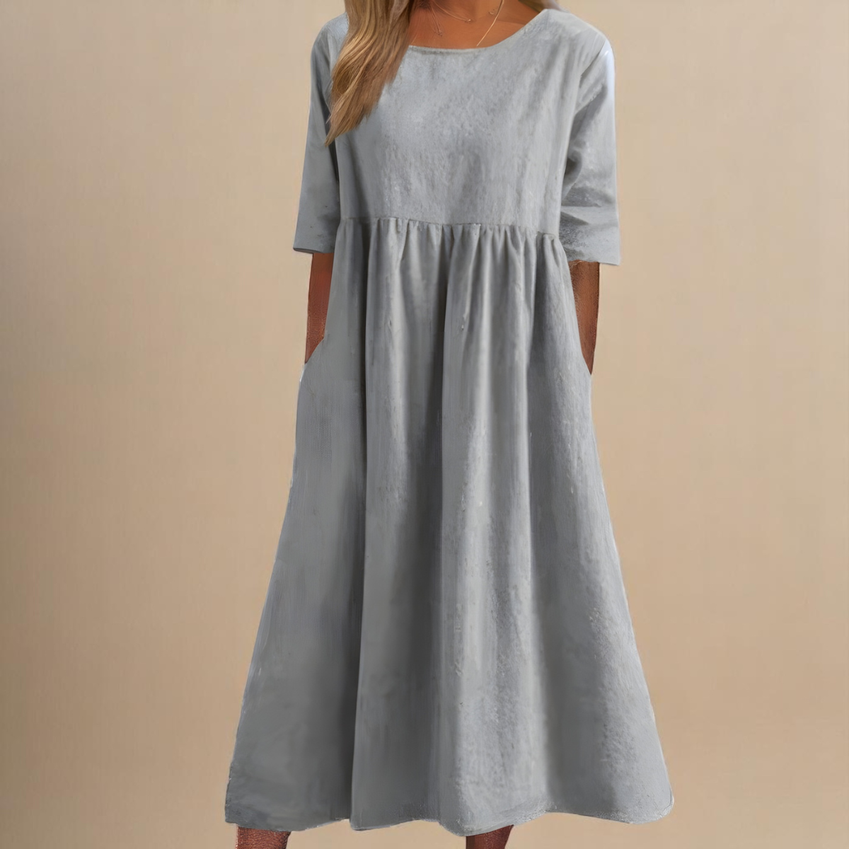 Minea - Airy Cotton Blend Dress