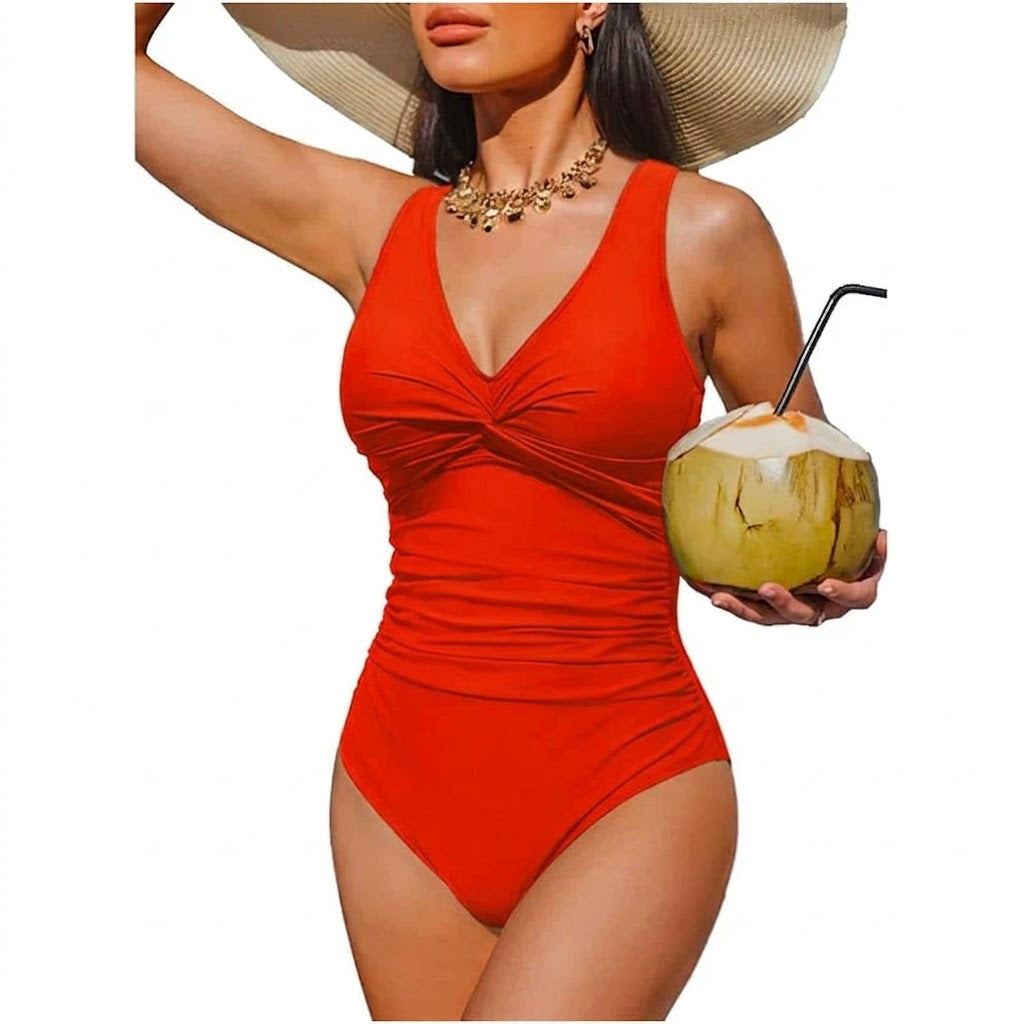 Marina | Shaping Swimsuit with V-Neck