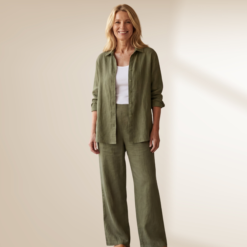 INDIRA - Cotton & Linen Set