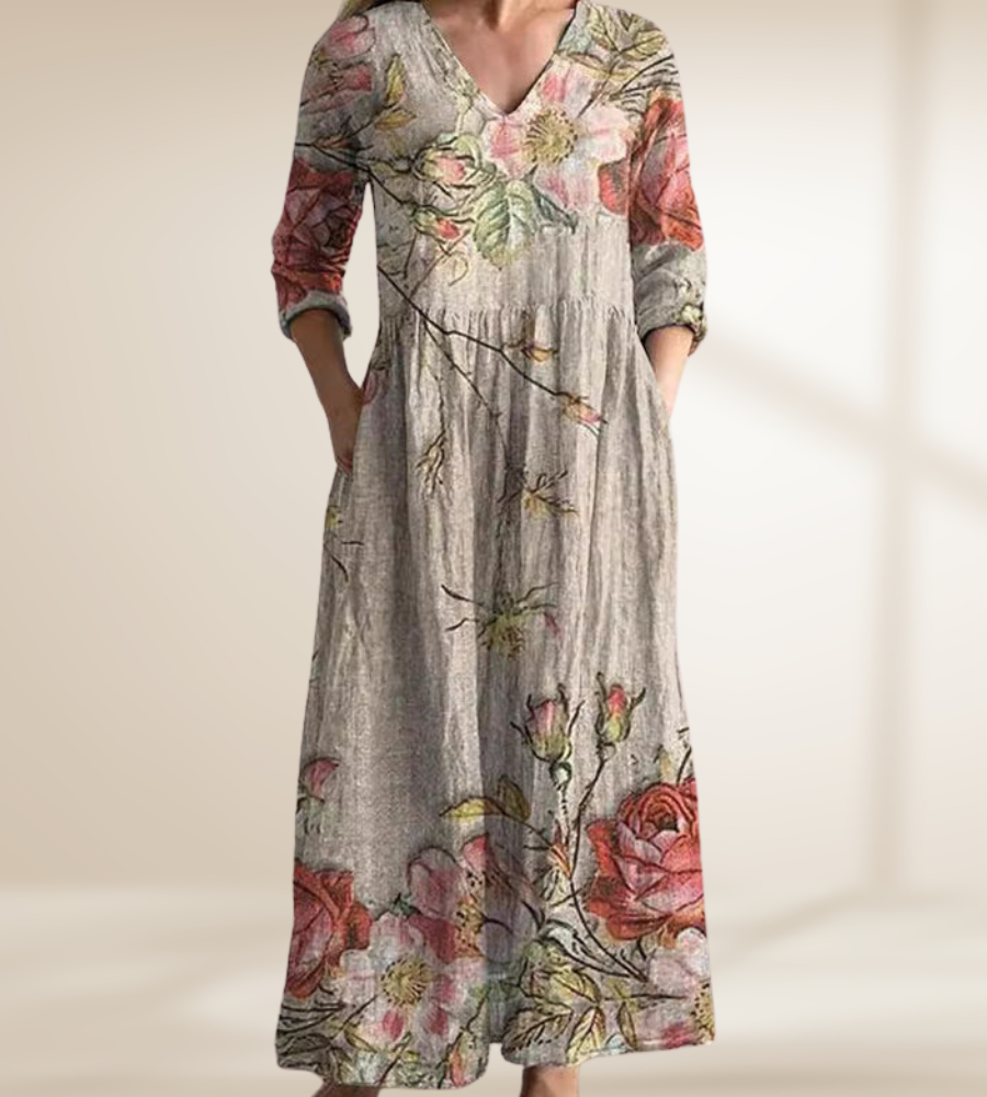 NATALIA | Breathable Cotton Blend Dress