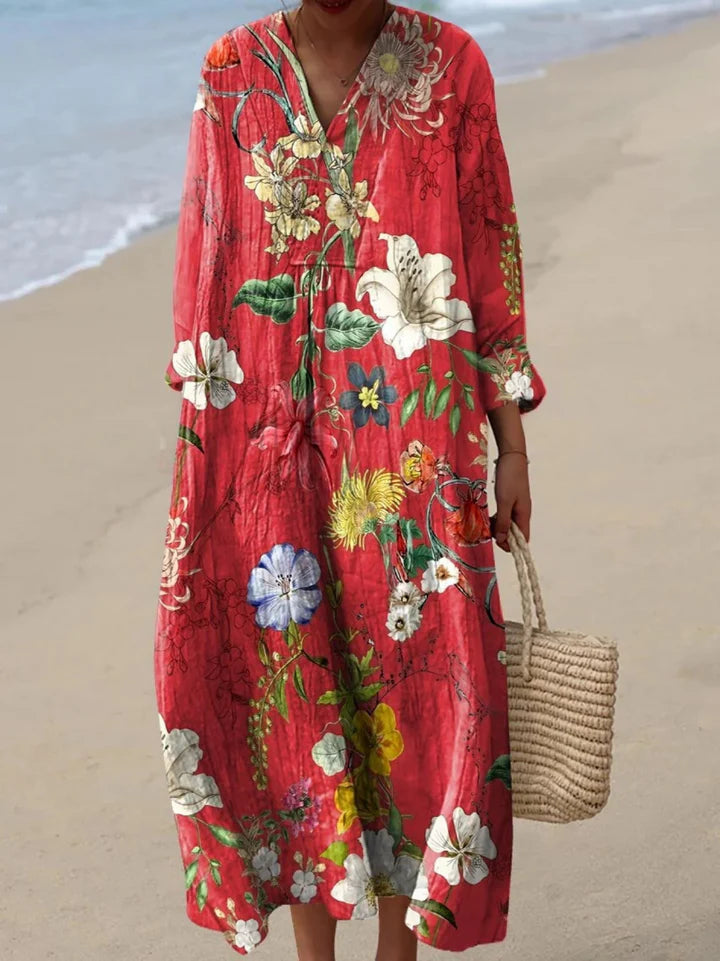 Yelina | Airy Summer Long Sleeves Dress
