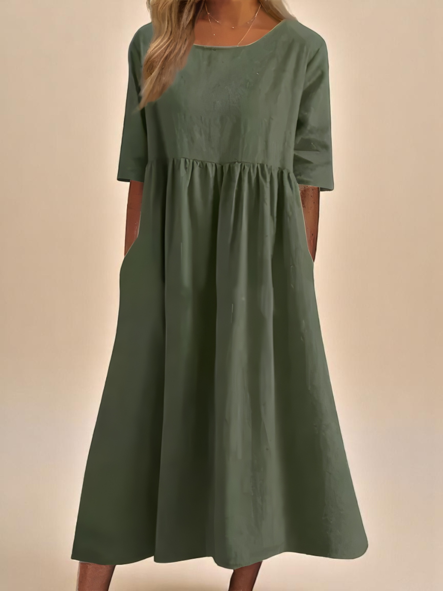 Minea - Airy Cotton Blend Dress