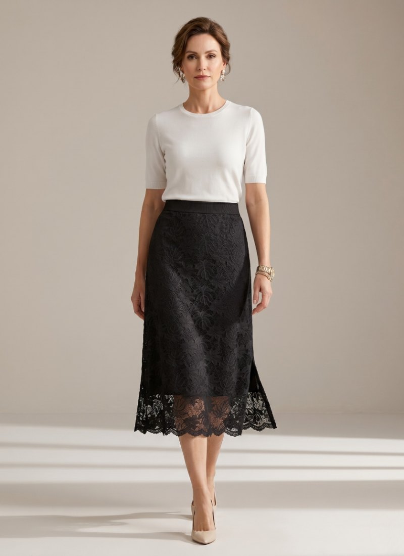 Lily | Cotton Blend Skirt