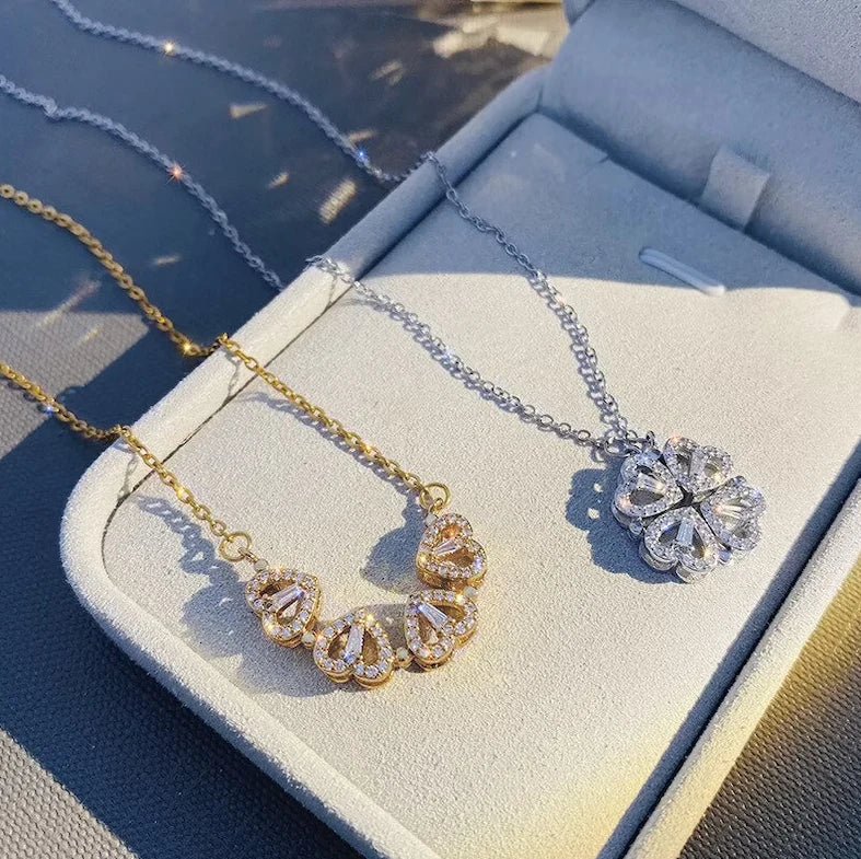 KYLINE – HEART CLOVER NECKLACE