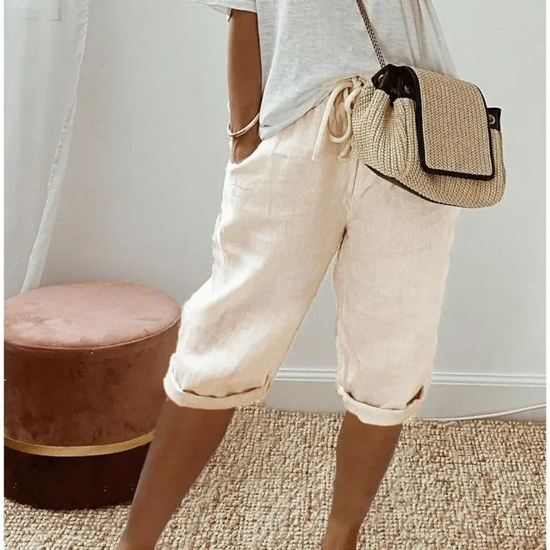 Kate I Soft-Touch Drawstring Shorts