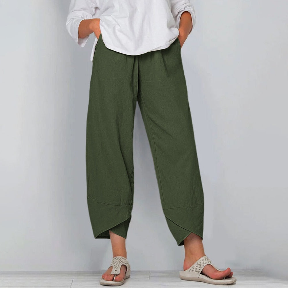 Leona I Baggy Linen Pants