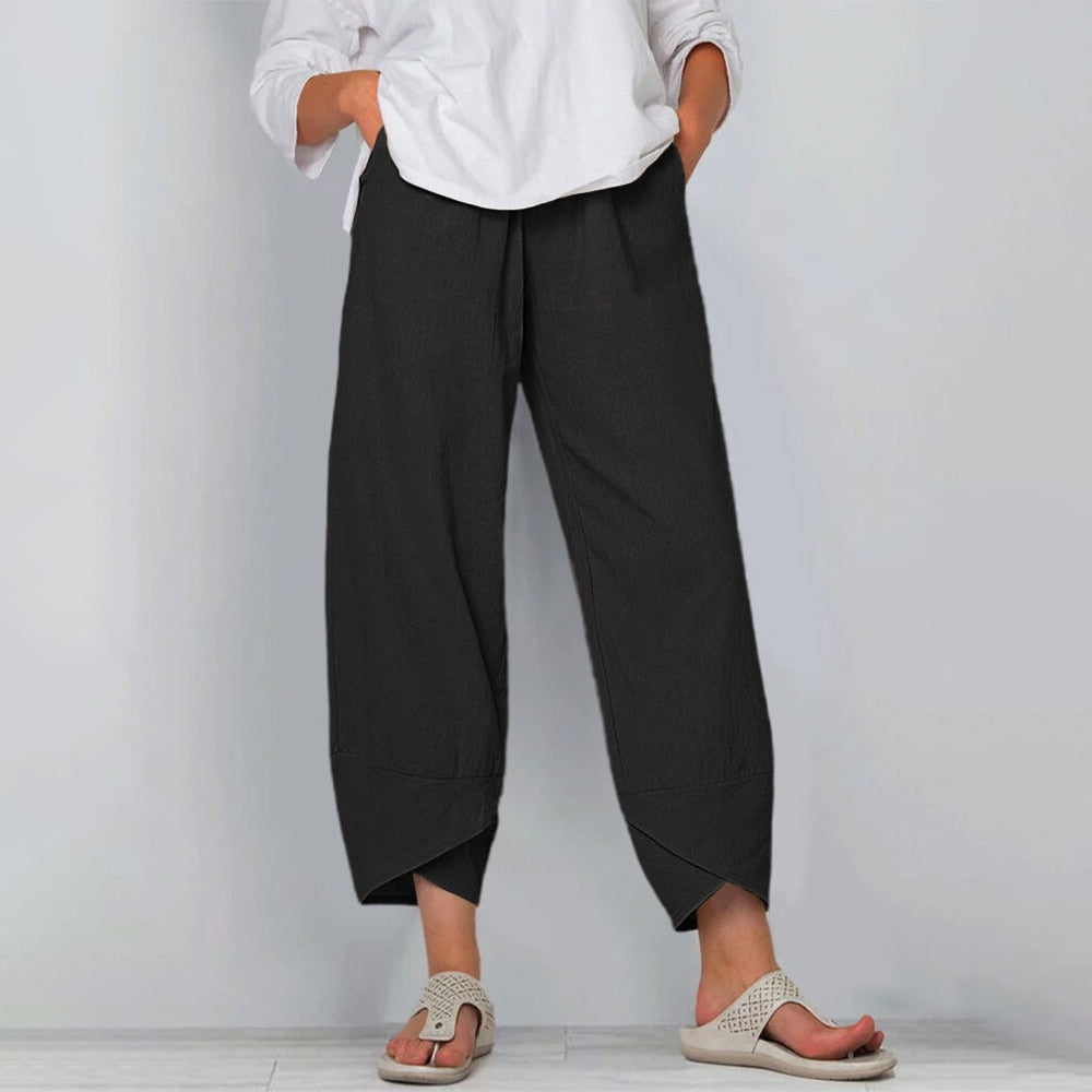 Leona I Baggy Linen Pants