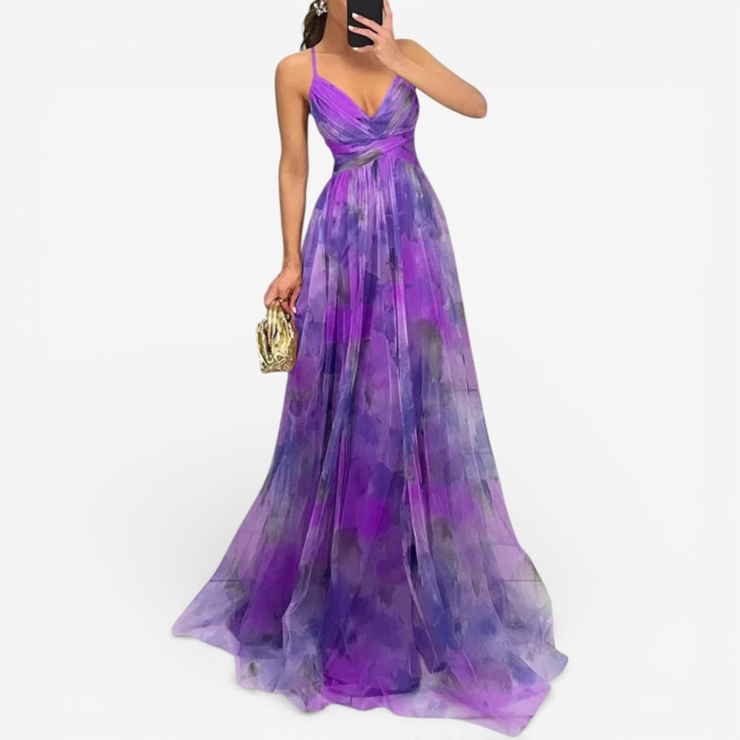 Hilda™ Abito maxi floreale