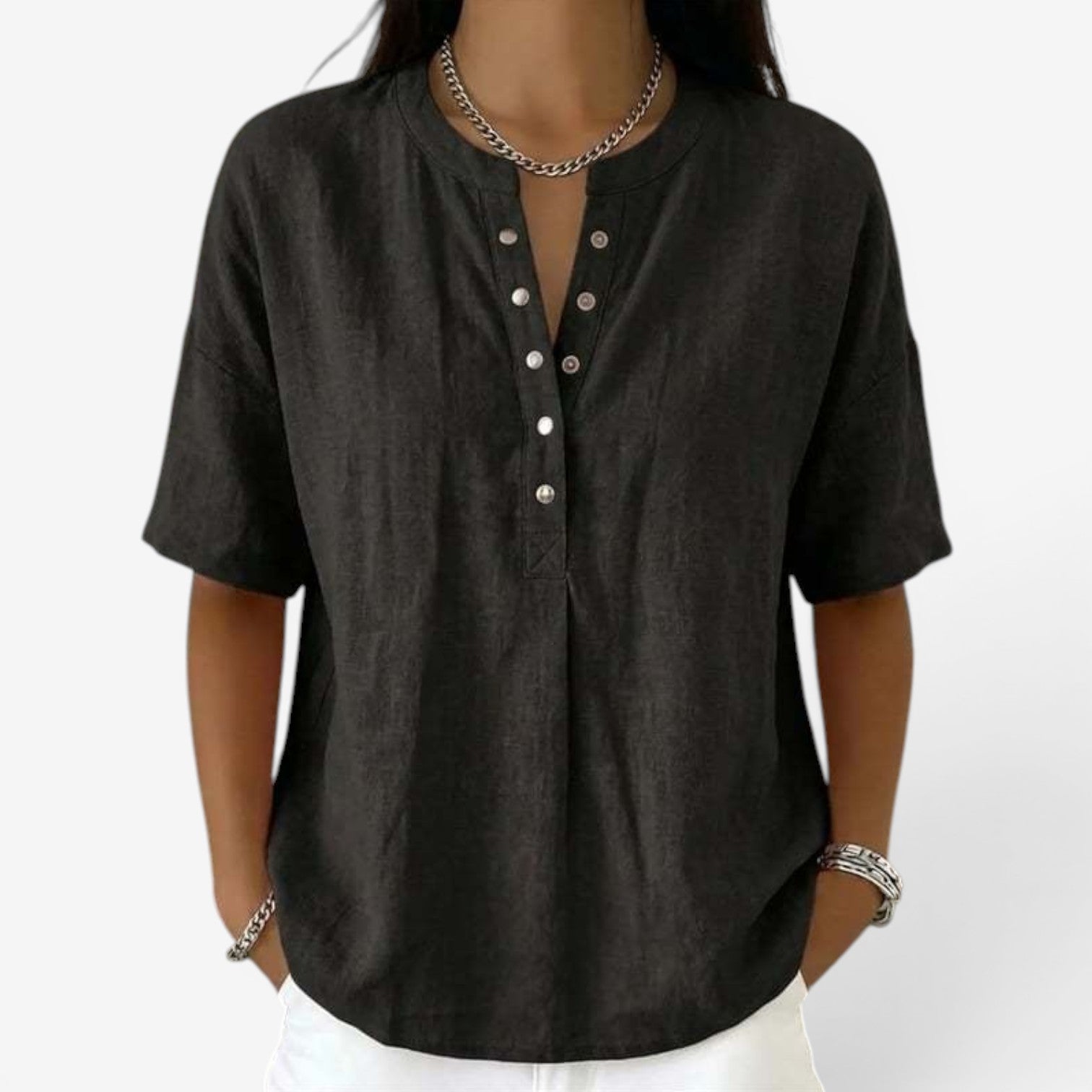 Kassandra™ Blusa in lino