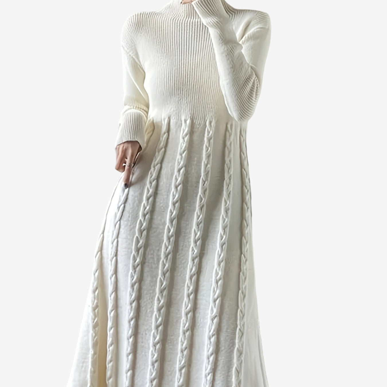 Liana™ Abito lungo in maglia