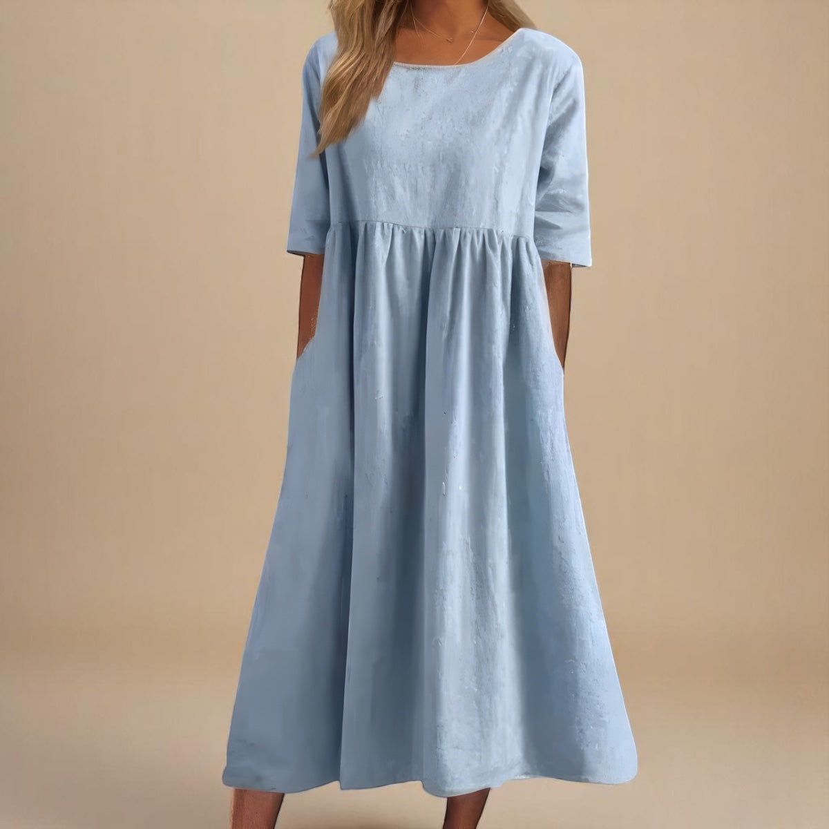 Minea - Airy Cotton Blend Dress