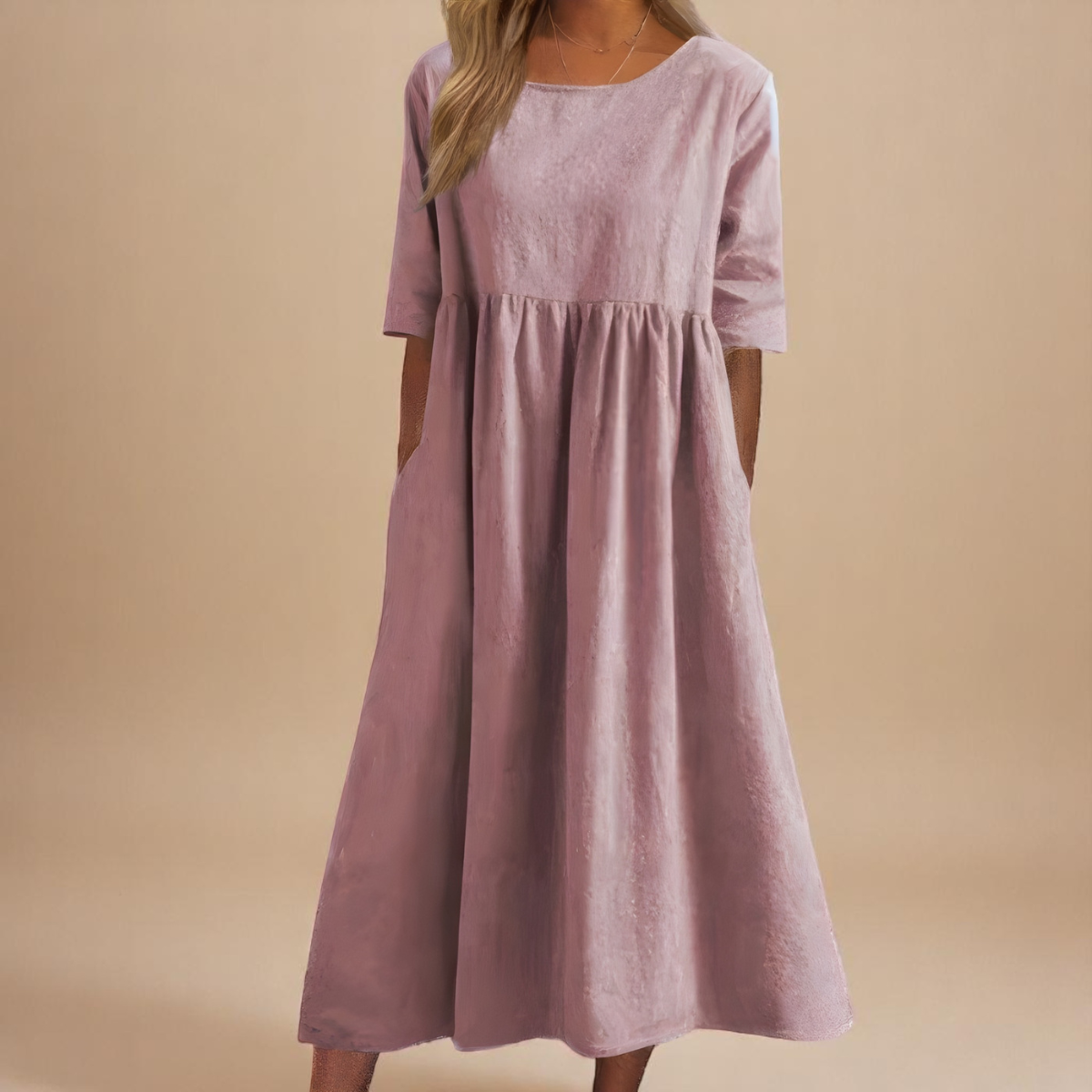 Minea - Airy Cotton Blend Dress