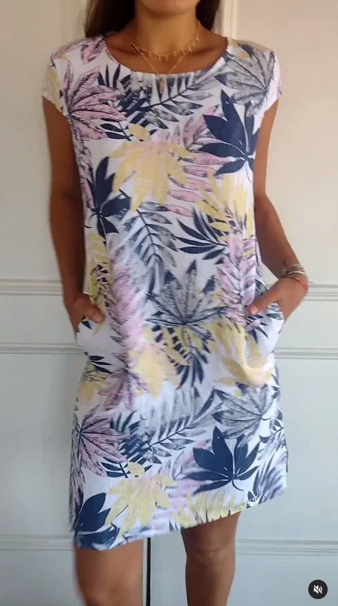 Mila | Printed Summer Dress with Pockets