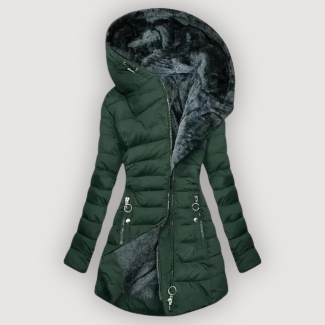 CASSY – COSY HOODED COAT