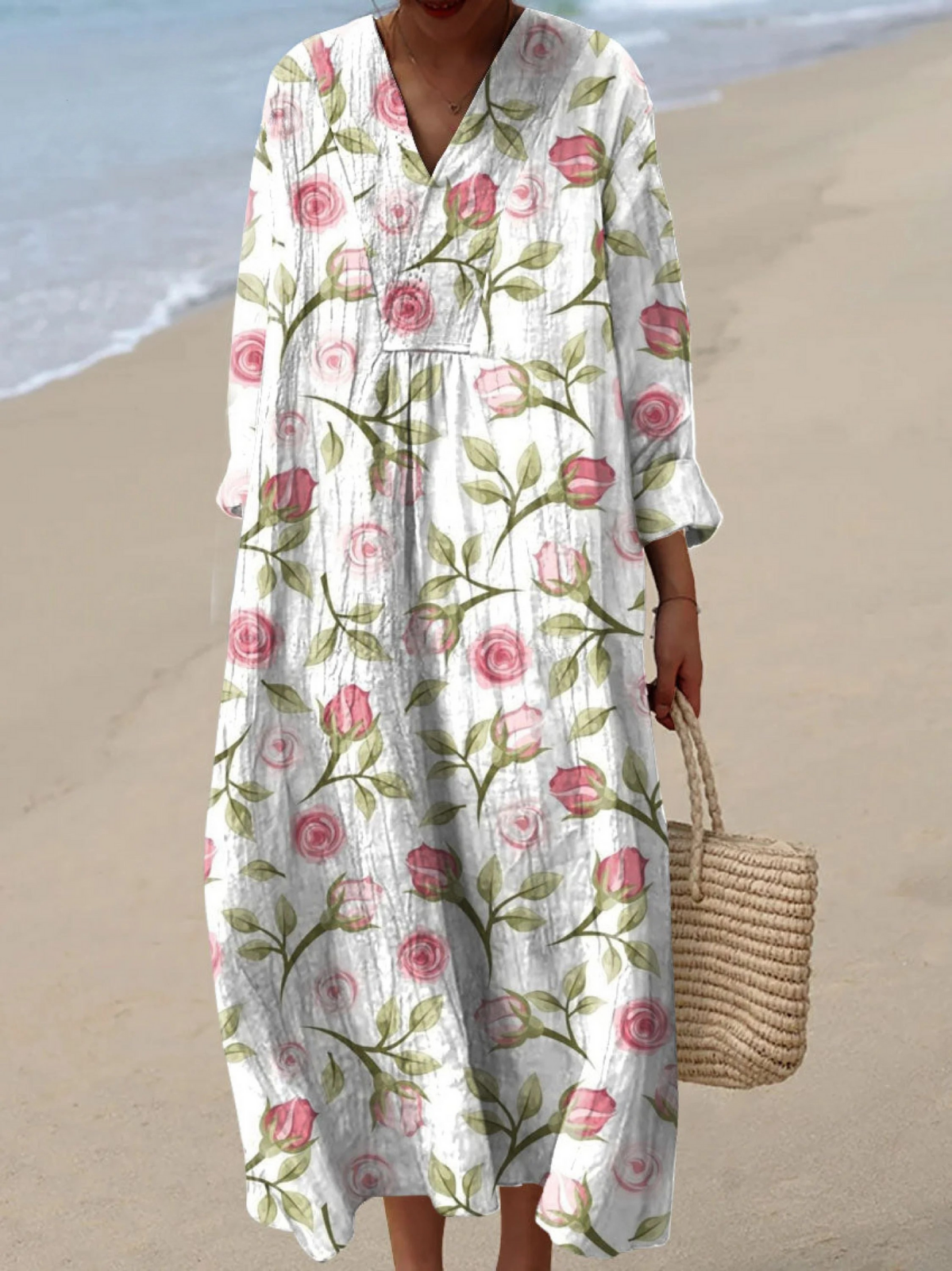 Yelina | Airy Summer Long Sleeves Dress