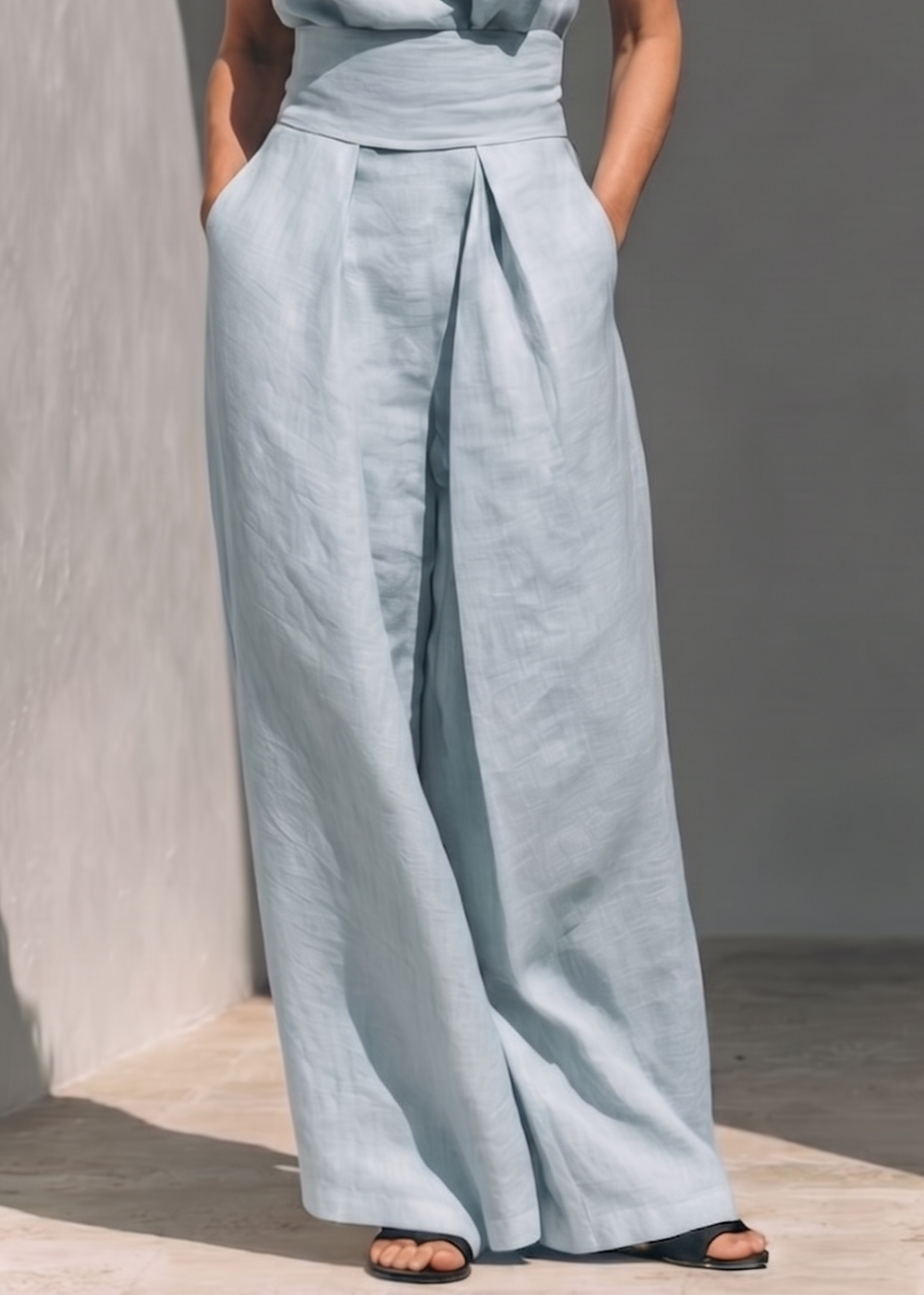 Lowella | Trousers and Sleeveless Blouse Set