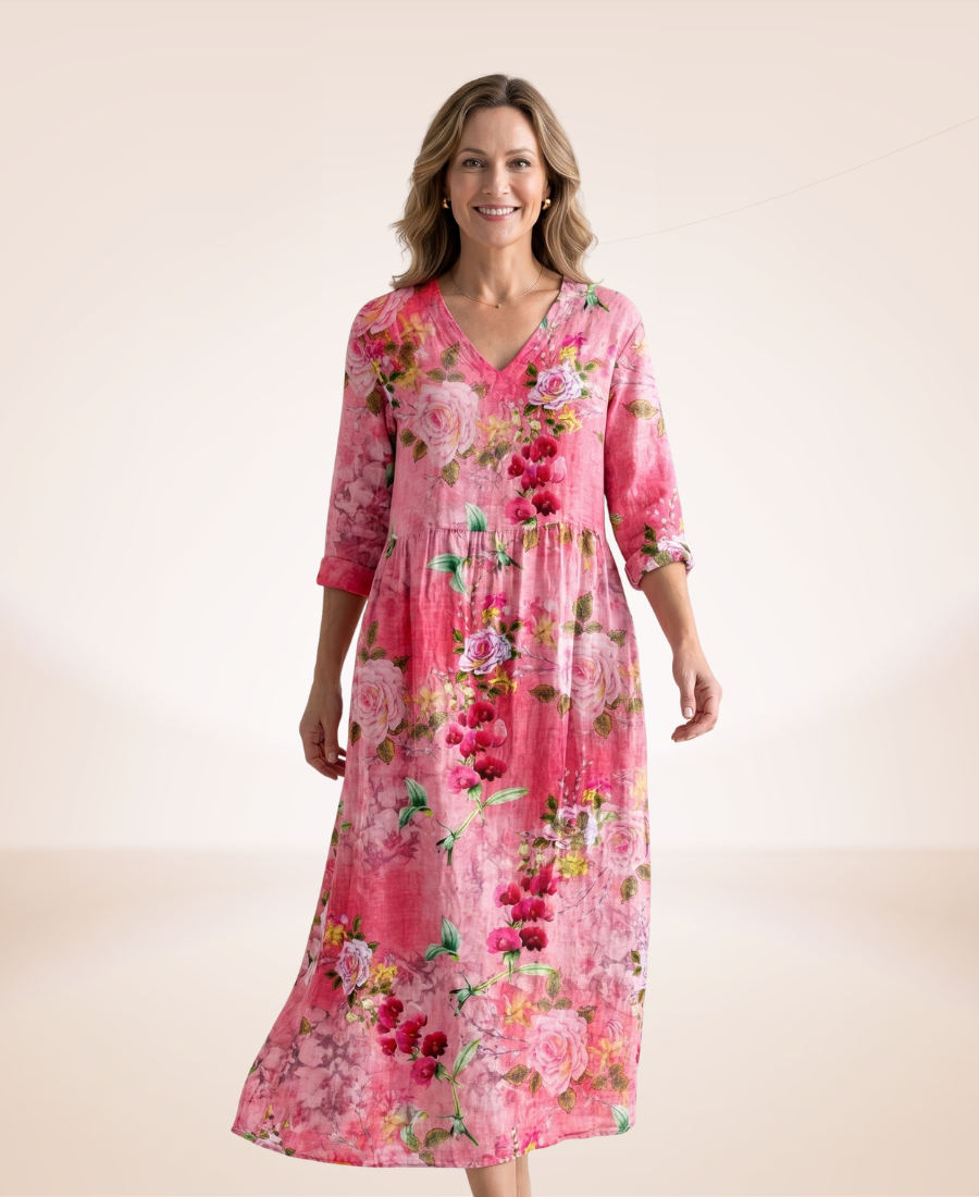 CHANTELLE | Abito in misto cotone traspirante