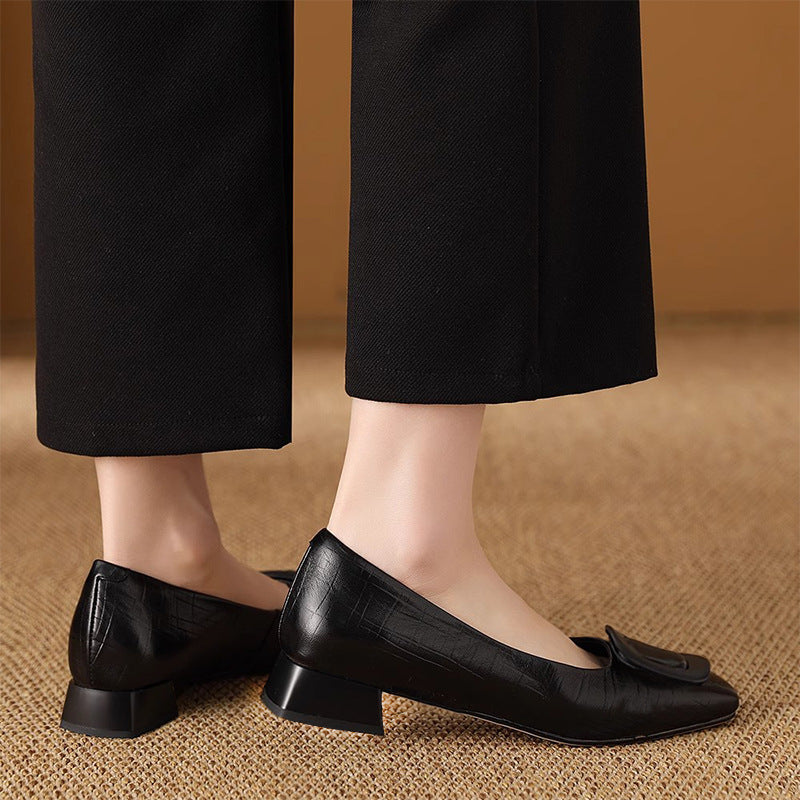 Lisa | Opium Leather Flats