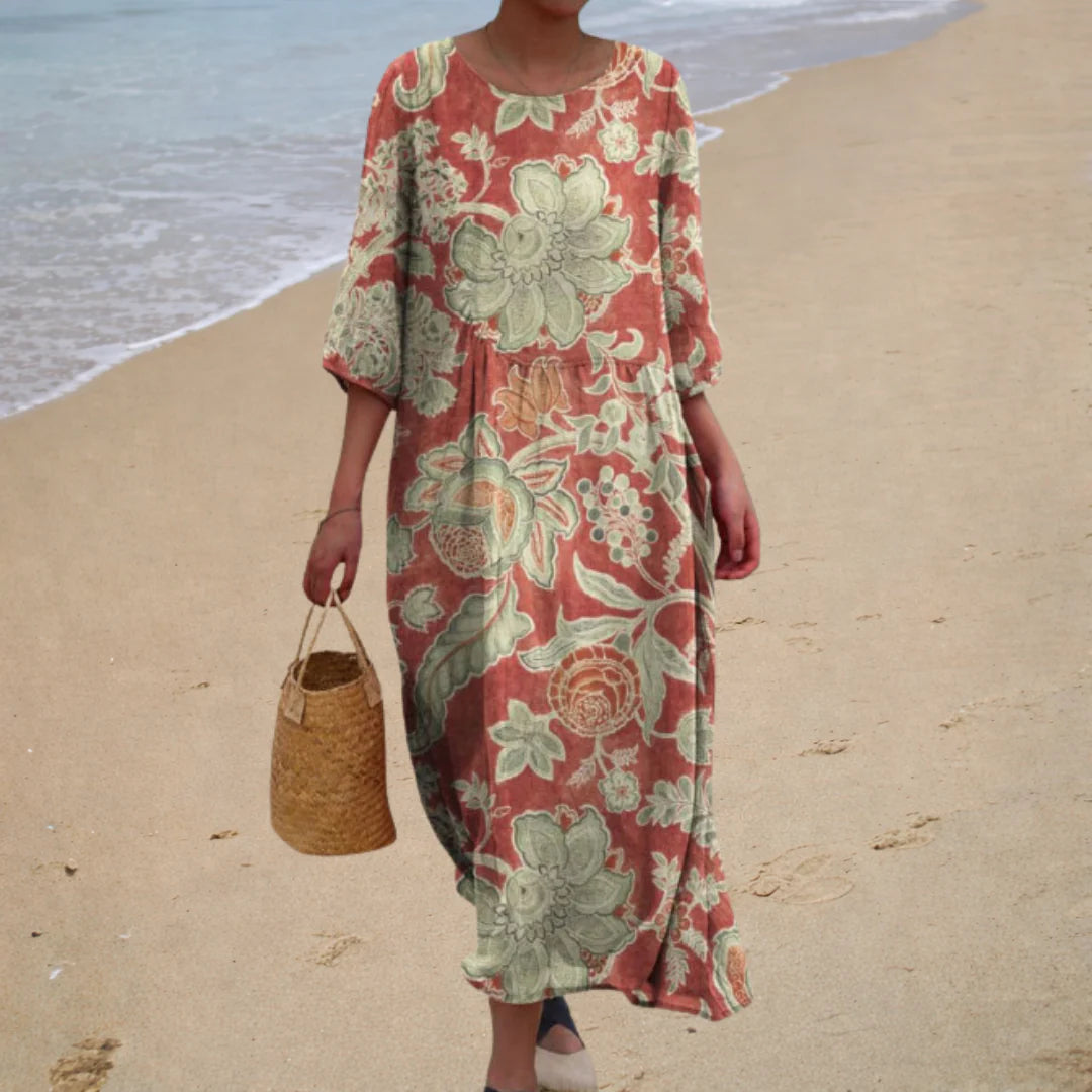 Dianne | Comfortable Long Flowing Dress