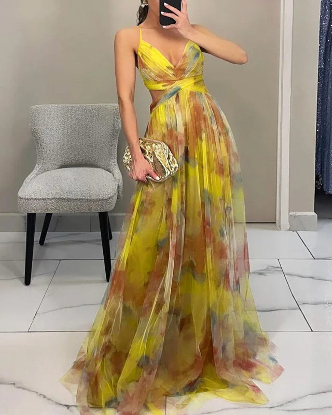 Giselle | Maxi Dress with Floral Print