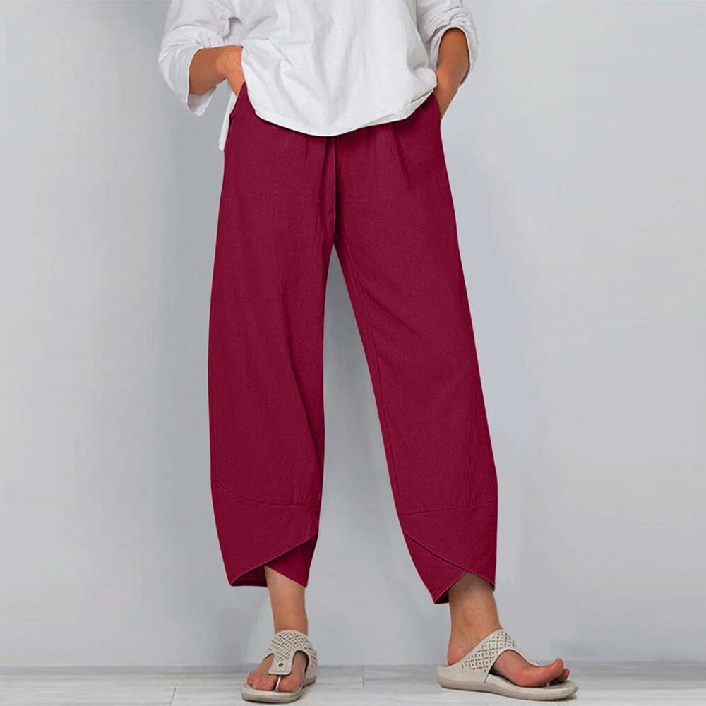 Leona I Baggy Linen Pants