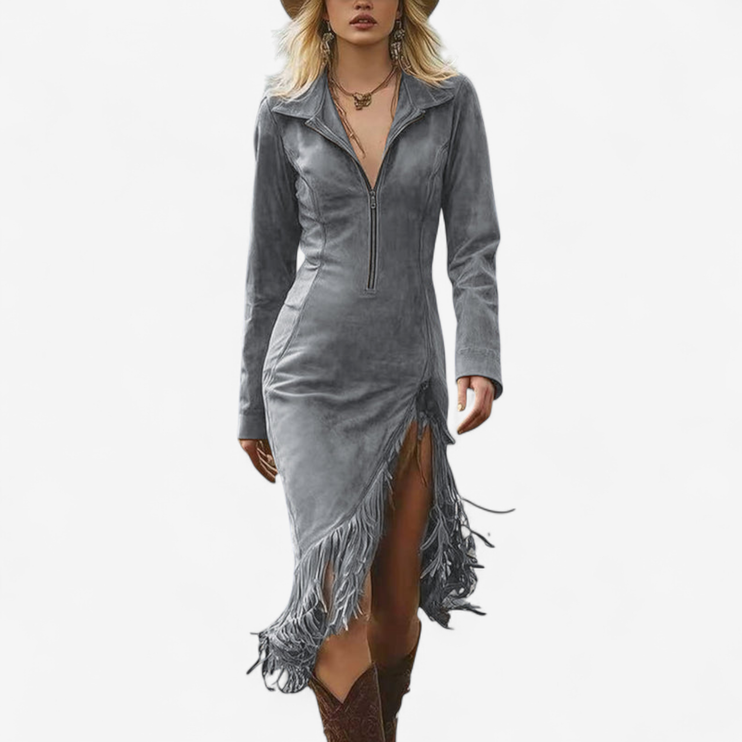 Ginette™ Elegante abito autunnale