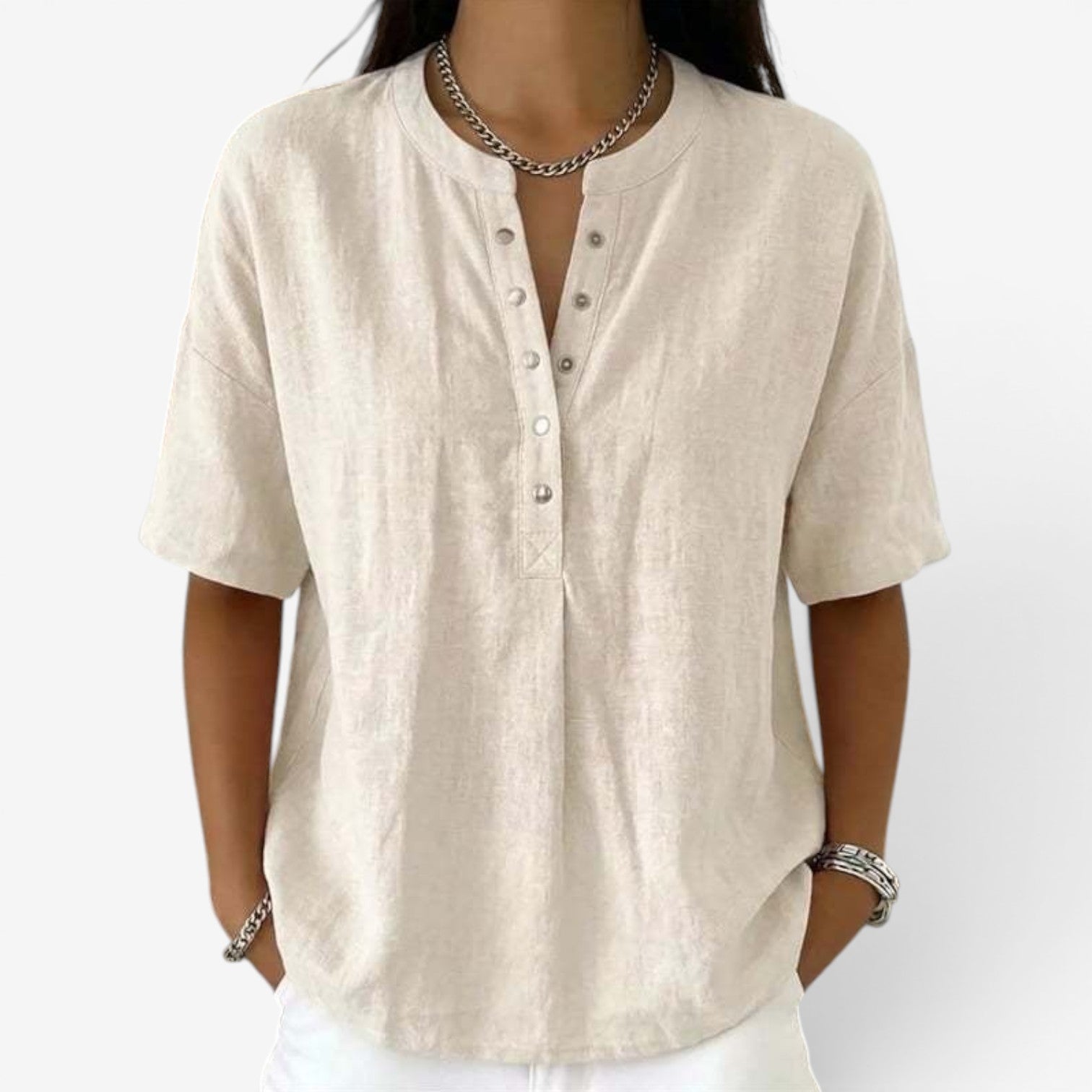 Kassandra™ Blusa in lino